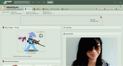 Desktop Screenshot of nikkikitty44.deviantart.com