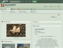 Tablet Screenshot of littlewaterdrop.deviantart.com