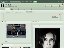 Tablet Screenshot of begoooo.deviantart.com