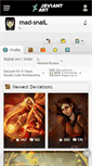 Mobile Screenshot of mad-snail.deviantart.com