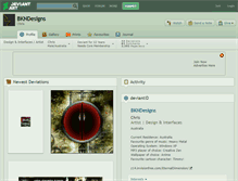 Tablet Screenshot of bkndesigns.deviantart.com