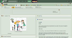 Desktop Screenshot of loralit.deviantart.com