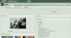 Desktop Screenshot of lephone.deviantart.com