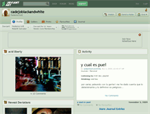 Tablet Screenshot of cadejoblackandwhite.deviantart.com