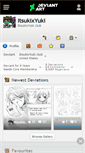 Mobile Screenshot of itsukixyuki.deviantart.com
