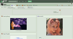 Desktop Screenshot of jenc.deviantart.com