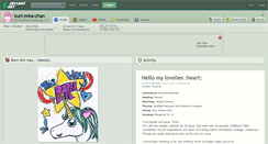 Desktop Screenshot of kuri-mira-chan.deviantart.com