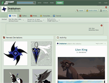 Tablet Screenshot of drakkainen.deviantart.com