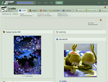 Tablet Screenshot of li-soba.deviantart.com