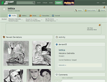 Tablet Screenshot of lottica.deviantart.com