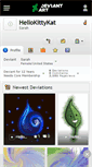 Mobile Screenshot of hellokittykat.deviantart.com