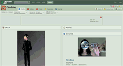 Desktop Screenshot of firedblue.deviantart.com