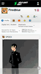 Mobile Screenshot of firedblue.deviantart.com