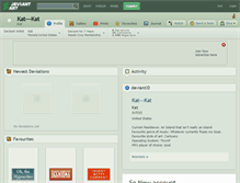 Tablet Screenshot of kat---kat.deviantart.com