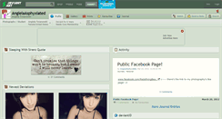 Desktop Screenshot of angielaasphyxiated.deviantart.com