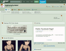 Tablet Screenshot of angielaasphyxiated.deviantart.com