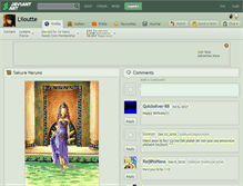 Tablet Screenshot of liloutte.deviantart.com