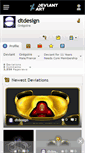 Mobile Screenshot of dtdesign.deviantart.com