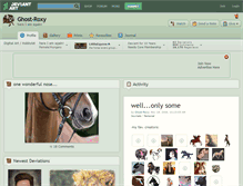 Tablet Screenshot of ghost-roxy.deviantart.com