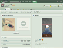Tablet Screenshot of leanne1973.deviantart.com
