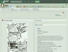 Tablet Screenshot of larre.deviantart.com