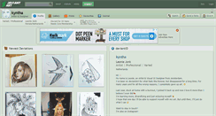 Desktop Screenshot of kyntha.deviantart.com
