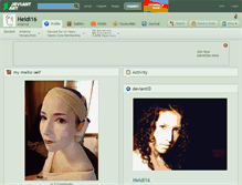 Tablet Screenshot of heidi16.deviantart.com