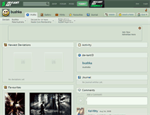 Tablet Screenshot of bushka.deviantart.com