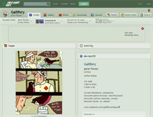 Tablet Screenshot of gallifery.deviantart.com