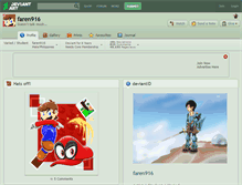 Tablet Screenshot of faren916.deviantart.com