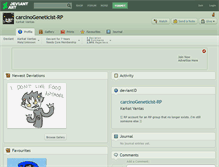 Tablet Screenshot of carcinogeneticist-rp.deviantart.com