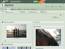 Tablet Screenshot of hippoinatutu.deviantart.com
