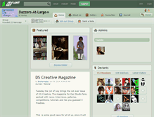 Tablet Screenshot of dazzers-at-large.deviantart.com