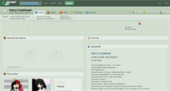 Desktop Screenshot of harry-crackhead.deviantart.com