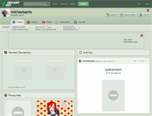 Tablet Screenshot of michaelsachs.deviantart.com