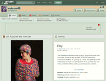 Tablet Screenshot of icearrow88.deviantart.com