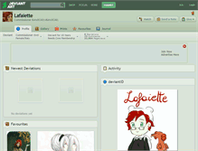 Tablet Screenshot of lafaiette.deviantart.com