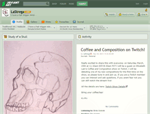 Tablet Screenshot of lastrega.deviantart.com