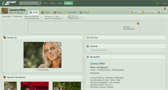 Desktop Screenshot of camera-pete.deviantart.com