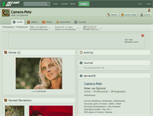Tablet Screenshot of camera-pete.deviantart.com