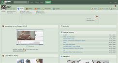 Desktop Screenshot of cizer.deviantart.com