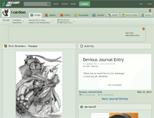 Tablet Screenshot of l-cardoso.deviantart.com