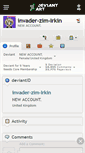 Mobile Screenshot of invader-zim-irkin.deviantart.com