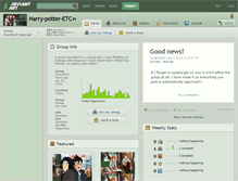Tablet Screenshot of harry-potter-etc.deviantart.com