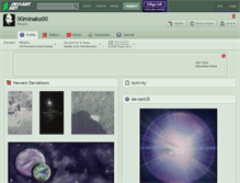 Tablet Screenshot of lxlminakolxl.deviantart.com