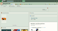 Desktop Screenshot of blond-hair-club.deviantart.com