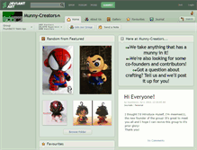 Tablet Screenshot of munny-creators.deviantart.com