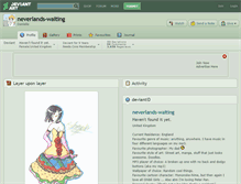 Tablet Screenshot of neverlands-waiting.deviantart.com