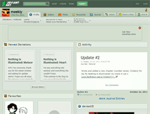 Tablet Screenshot of meekly.deviantart.com