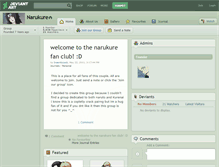 Tablet Screenshot of narukure.deviantart.com